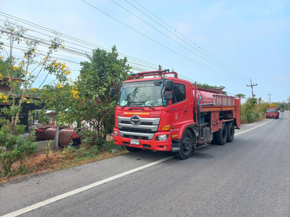 งานป้องกันและบรรเทาสาธารณภัย ให้การสนับสนุนน้ำอุปโภคแก่ประชาชนในพื้นที่ตำบลวังนกแอ่น