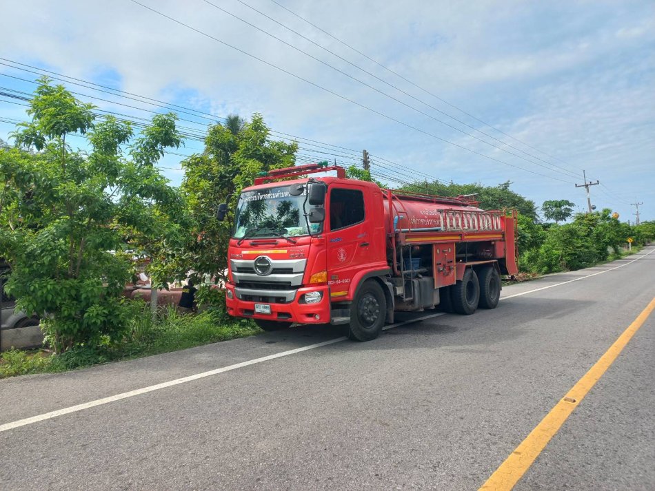 งานป้องกันและบรรเทาสาธารณภัย ให้การสนับสนุนน้ำอุปโภคแก่ประชาชนในพื้นที่ตำบลวังนกแอ่น
