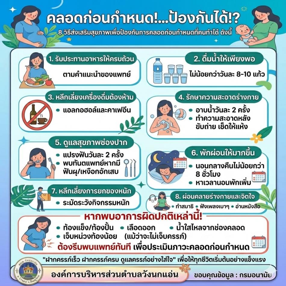 ลดภาวะคลอดก่อนกำหนด