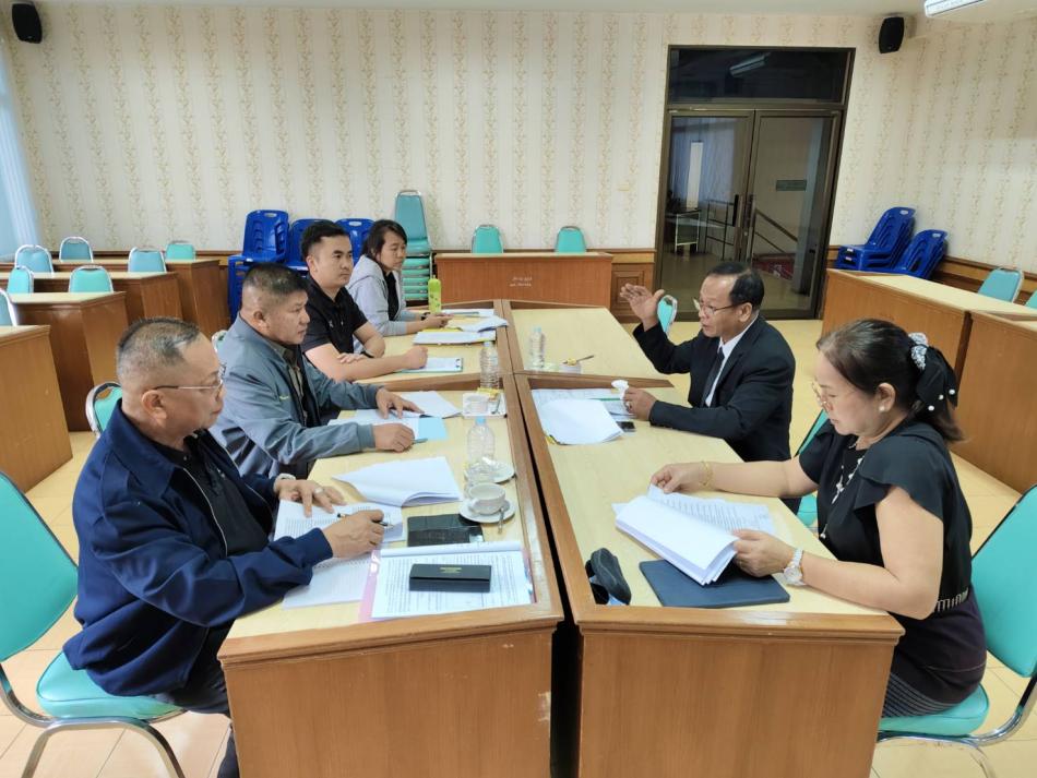 ประชุมคณะกรรมการการเลือกตั้งประจำองค์การบริหารส่วนตำบลวังนกแอ่น ครั้งที่ 3/2568